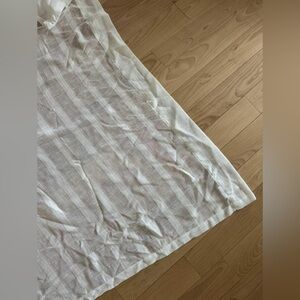 White sheer curtains